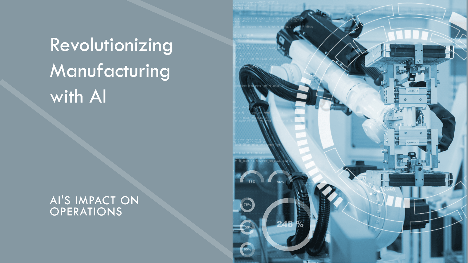 Revolutionizing Manufacturing: How AI is Transforming Operations